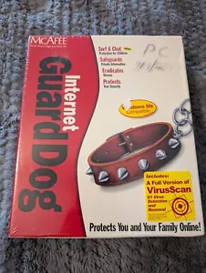 McAfee Internet Guard Dog Windows ME Safeguards Protects Eradicates Viruses NIB - Picture 1 of 3