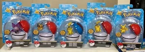 🔥 Pokemon Clip N Go Pikachu and Poke Ball🔥5 Lot Character ✅Free Shipping ✅ - Picture 1 of 7