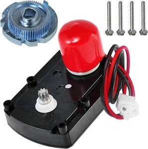 Motor de válvula ablandadora de agua 7286039 (OEM) parte negra con engranaje 7283489 - Imagen 1 de 8
