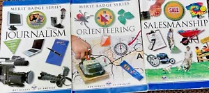 Menge 3 Pfadfinder Amerikas Verdienstabzeichen Serie Bücher PB Orientierung Verkauf + - Bild 1 von 16