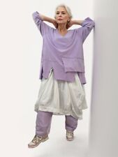 Moonshine Damen Tunika Bluse Shirt Top Lagenlook Übergröße Gr. 44-54 2XL 3XL 4XL