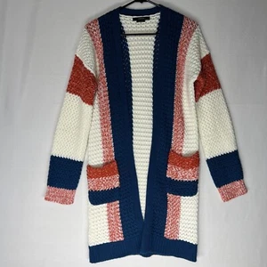 Vertigo Strickjacke Damen M vorne offen lang mittel bis Grobstrick Herbstmode - Bild 1 von 7
