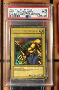 Yugioh! 2002 Right Arm of the Forbidden One LOB-122 - PSA 9 Faded/Foilshift - Bild 1 von 2