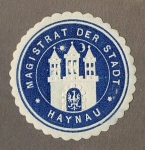 Siegelmarke Schlesien / Liegnitz: MAGISTRAT DER STADT HAYNAU (Chojnów) - Bild 1 von 1
