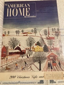 12 American Home Magazines Dec ‘46-Nov ‘47 Vintage Ads Articles Single-Bound - Picture 1 of 20