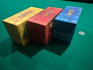 Magic The Gathering: Return to Ravnica Block (RTR, GTC, DGM) Cajas de paquete de grasa vacías. - Imagen 1 de 3