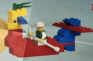 Vtg LEGO System Freestyle Poly Bag 1847 Loose Complete With Instructions - Picture 1 of 8