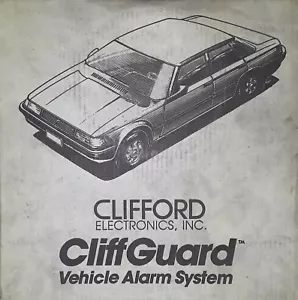 Clifford CliffGuard Vehicle Alarm System (BRAND NEW!) - Picture 1 of 6