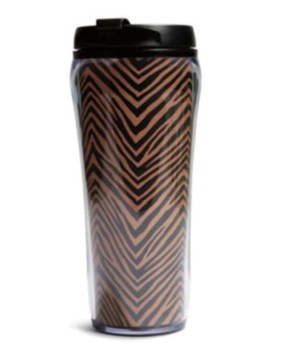 VERA BRADLEY, 16 oz Travel Tumbler / Coffee Mug - for Hot or Cold / ZEBRA NWT - Image 1 of 4