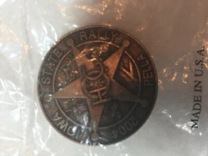 2004 Harley Owners Group HOG Iowa State Rally Pella Vest Jacket Pin NOS - Picture 1 of 3