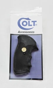 Colt V-Frame Grips For Anaconda, King Cobra. Gold Medallions - Picture 1 of 3