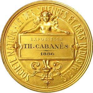 [#551901] Francia, Medal, Société Nationale des Sciences et Arts Industriels, 18 - Picture 1 of 2