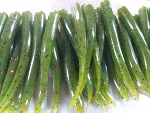 3.5 IN KNIFE TAIL WORM-drop shot/Finesse -WATERMELON RED FLK/HVY GARLIC 16 PAC - Picture 1 of 1