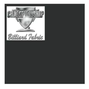 CHAMPIONSHIP COUTURE POOL TABLE CLOTH 8FT CALVIN (DARK GRAY) - Picture 1 of 3