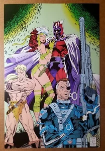 Uncanny X-Men 274 Rogue Magneto Kazar Marvel Comics Poster by Jim Lee - Picture 1 of 1