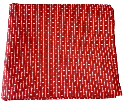 I Love You Maria Cole para Henry Glass #6294 Tela Corazones Rojo Blanco 2 yardas x 44" Foto 1 de 4