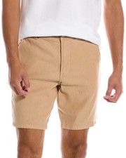 Hudson Jeans Linen-Blend Chino Short Men's Brown 31