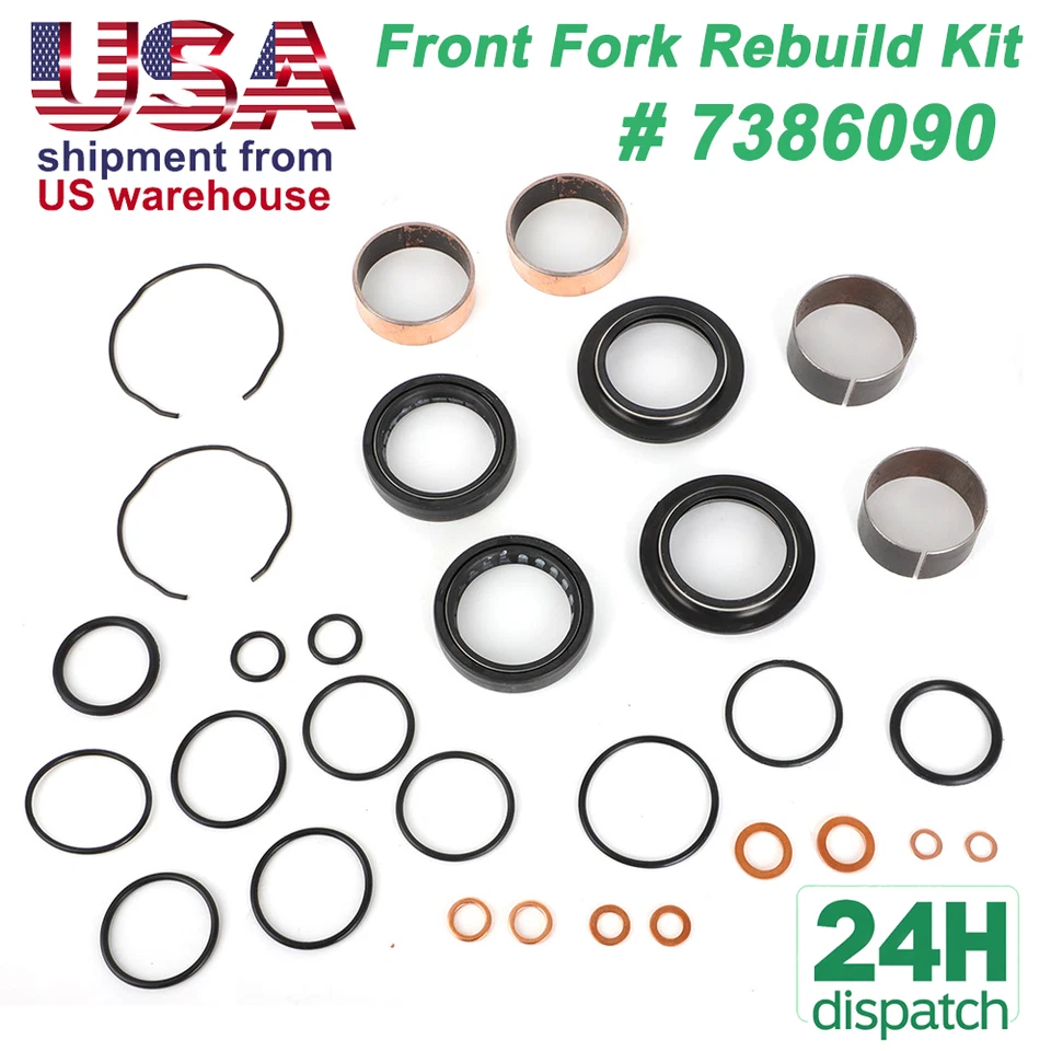 Front Fork Rebuild Kit # 7386090 For 2003-2009 Honda VTX1300 VTX1300R & KAWASAKI — 第 1/4 张图片