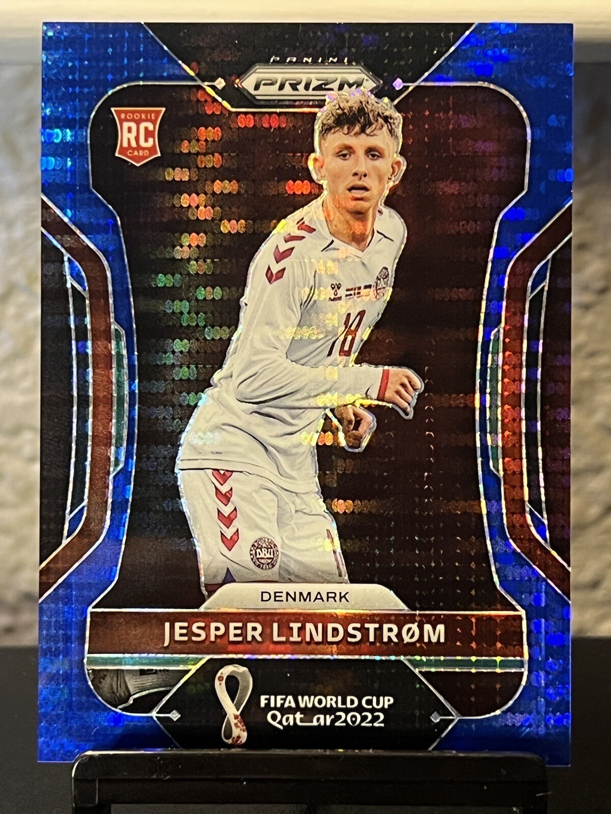 2022 Panini Prizm World Cup Qatar Jesper Lindstrom Blue Breakaway /49 ⚽️🔥🔥