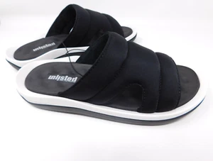 Unlisted Kenneth Cole Men’s Sandals Quinn Quilted Slides Black Shoes Size 7 New - Picture 1 of 6