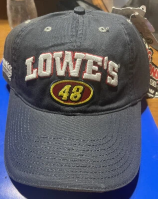 Jimmie Johnson NUEVO Sombrero Ajustable Vintage 2003 Racing Champions #48 Lowe’s Foto 1 de 3