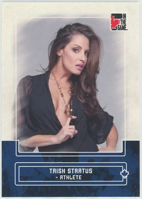 2011 In The Game Canadiana Trish Stratus Blue Parallel/50 WWE #93 Foto 1 de 2