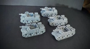 HO Scale M7 Priest Artillery Tank X5 1/87th Scale - Picture 1 of 5