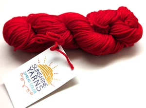 Sunshine Yarns Superwash 100% SW Merino Sport 100gm/225 yds Little Red Riding - Picture 1 of 2