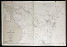 Nautical Chart South West Pacific Maritime Philippines Australia Admiralty 1969