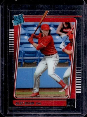 2021 Chronicles Alec Bohm Clearly Donruss Rookie RC #15 Phillies - Image 1 of 2