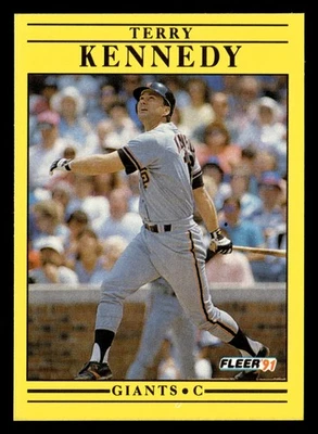 Terry Kennedy 1991 Fleer #263 San Francisco Giants BASEBALL *077 - Image 1 of 2