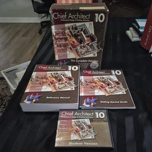 Chief Architect 10 Professional 3D Design Drafting Software CD-ROM w/ KEY SERIAL - Picture 1 of 14