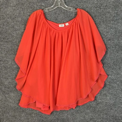 Blusa Top Cato Mujer Talla 18/20W Manga Acampanada Bohemia Hada Fluida Romántica Foto 1 de 4