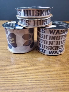 University Of Washington Huskies College Ribbon Lot Of 4, 2-1/2"x9ft & 9/16"×9ft - Picture 1 of 5