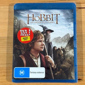 The Hobbit An Unexpected Journey Blu-ray Region B New Sealed - Picture 1 of 3