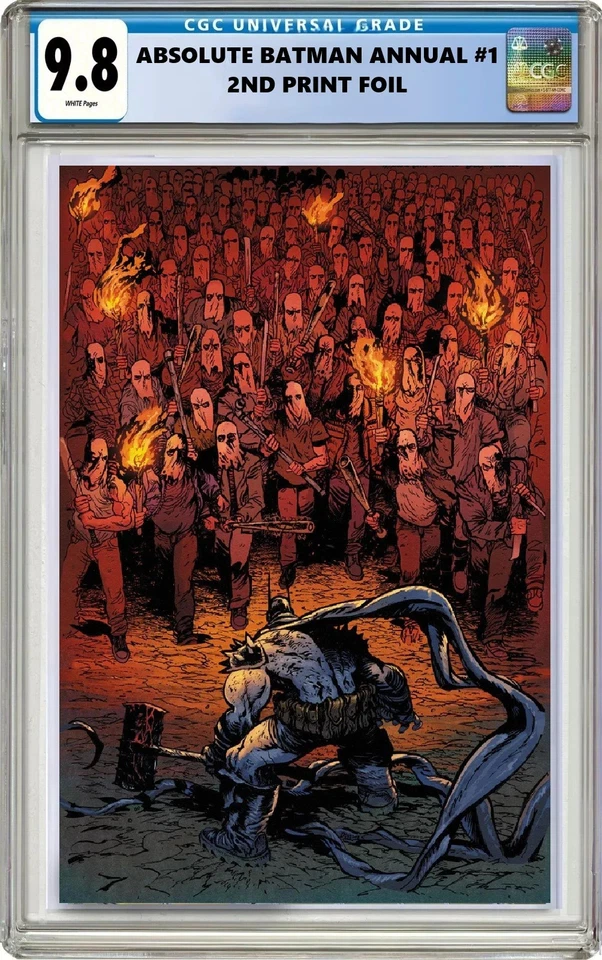 Absolute Batman Anual #1 Daniel Warren Johnson Segunda Impresión Lámina CGC 9.8 ¡PREVENTA! Foto 1 de 1