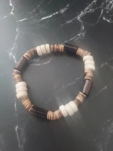Armband Unisex Holzperlen - Bild 1 von 1
