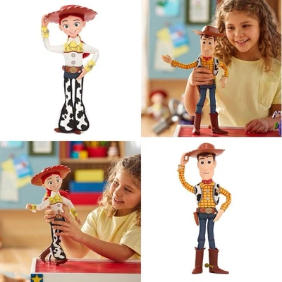 迪士尼 - 玩具总动员杰西和伍迪 - 会说话的动作玩偶,15 — 第 1/4 张图片