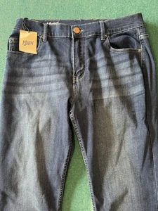 Mugsy Kinzies Herren blau Denim Jeans Stretch dehnbar FLX4NKZ Größe 32x32 Neu mit Etikett - Bild 1 von 8
