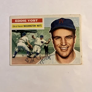 1956 Topps - Eddie Yost #128 Gray Back - Bild 1 von 2