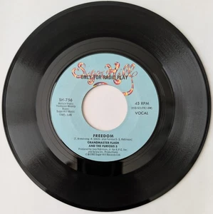 Grand Master Flash And The Furious 5 - Freedom- Sugar Hill Records-Promo-SH 756 - Imagen 1 de 4