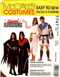 McCall's 7747 Unisex Kostüme Schnittmuster ungeschnitten Cleopatra Marc Anthony 40-42 - Bild 1 von 2