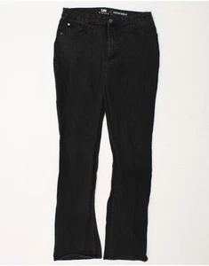 Lee Damen Riders Mid Rise Bootcut Jeans US 12 Large W32 L32 schwarz Baumwolle DM21 - Bild 1 von 3