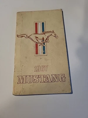 1967 Ford Mustang Owner's Operator's manual ORIGINAL Handbook Guide Free Shippin - Image 1 of 3