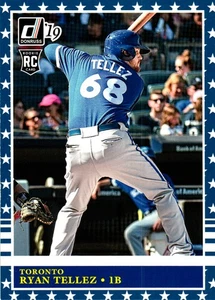 2019 Donruss #239 Rowdy Tellez Independence Day - Picture 1 of 2