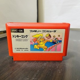 Donkey Kong Picture Label Version Nintendo Famicom 1983 Japanese Version HVC-DK