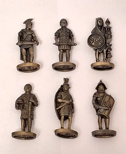 Soldatini Kinder figurines en metal Serie Romani 35mm -B7 à B12 ottone lation - Foto 1 di 2