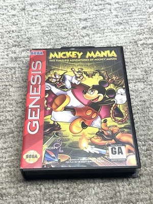 Mickey Mania  Sega Genesis Complete In Box CIB - Image 1 of 4