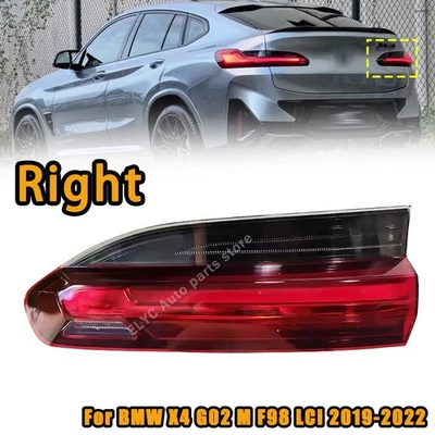 Right Inner Brake Lamp Driving LED Tail Light For BMW X4 G02 M F98 LCI 2019-2022 - Image 1 of 4