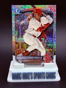 Yairo Padilla 2025 Bowman Chrome 1st Mini Diamond Refractor SP #BCP-236 - Picture 1 of 2